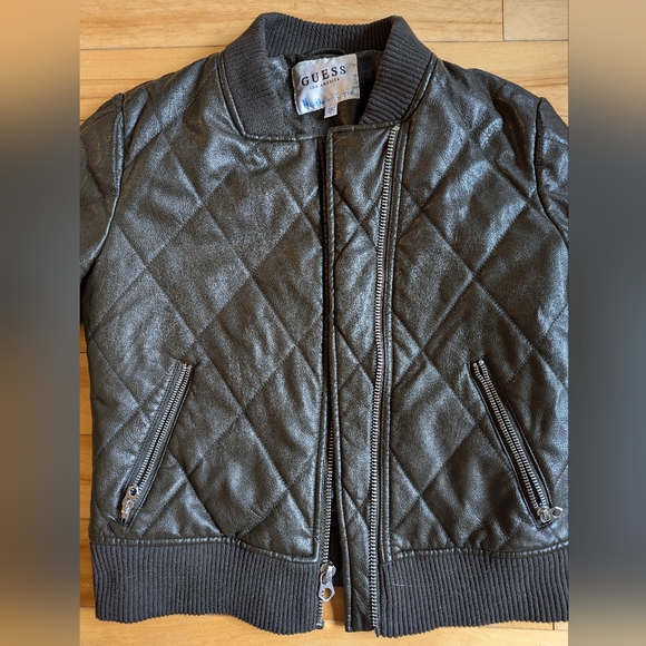 Guess, women's small, bomber jacket, faux leather - Picture 2 of 7